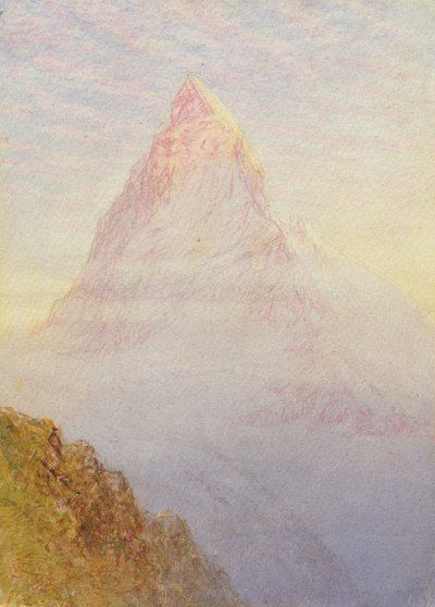 A Matterhorn, 1870 alkotó: William Gersham Collingwood